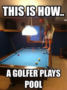 golfer-playing-pool